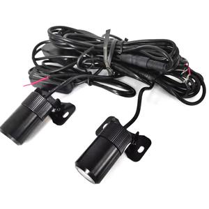 HD melek kanatları LED projektör nezaket gölge hoşgeldiniz işık yan projektör aydınlatma sistemi ile motosiklet spot lamba - Product Image 6