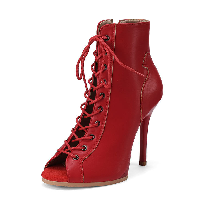Pu rouge avec haut 11cm