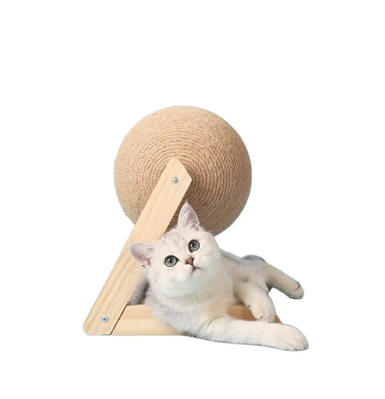 L-Style Butterfly Cat Supplies Spielzeug Holz Scratch Board Faltbare Cat Scratch Sisal Cat Scratching Balls