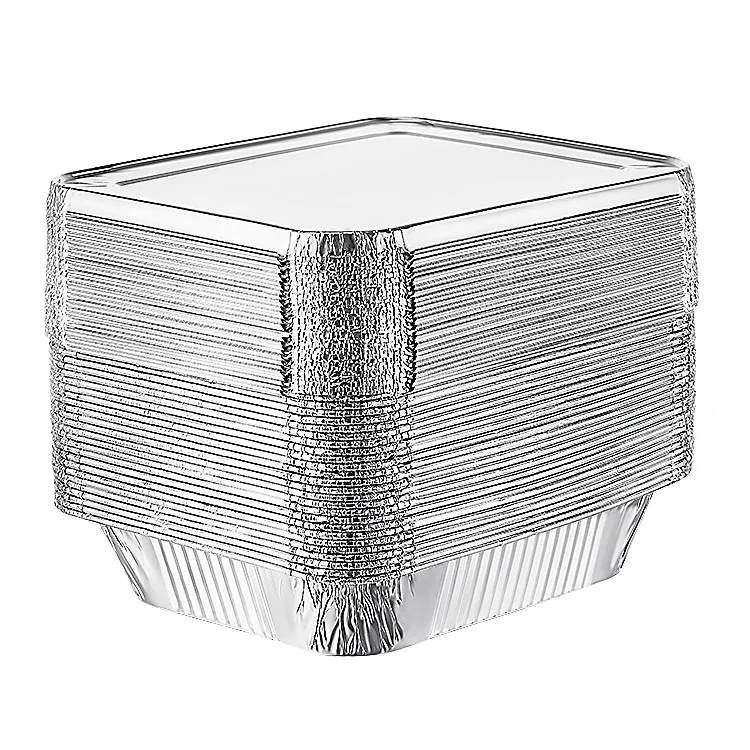 Poêles à vapeur en aluminium avec couvercles en étain, 900 pièces, 9x13 ", récipients pour Table à vapeur profonde, plat frotté, restauration de Buffet, Rec32267f