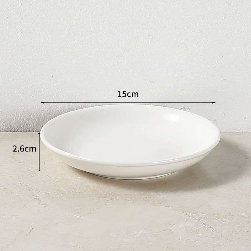 plato blanco