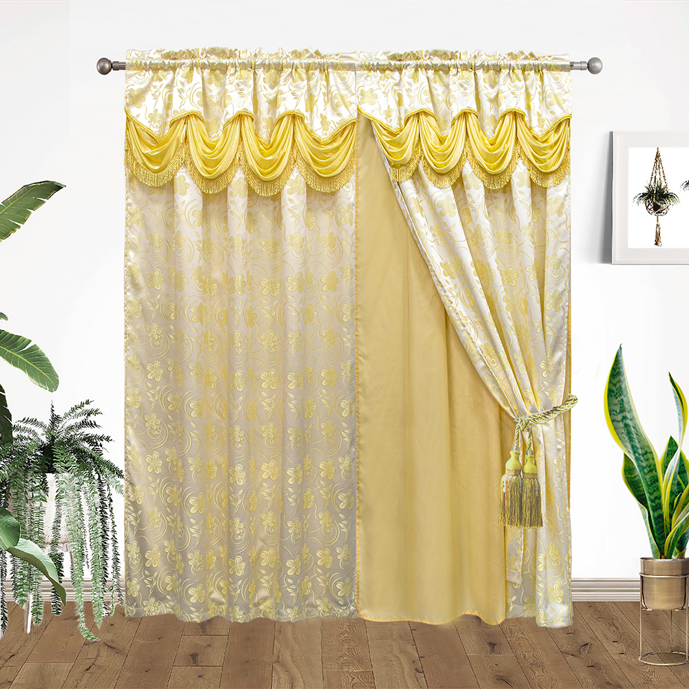 Jacquard doré (2 pièces)