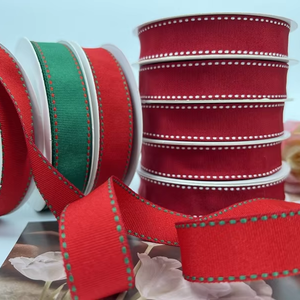 Grosgrain Ribbon tổng hạt bán buôn tùy chỉnh 3-100mm màu rắn 100% polyester 1.5 inch 38mm Băng đôi mặt cấp 4 - Product Image 2