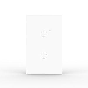 全新设计遥控118黑色现代白色WIFI玻璃面板电源智能触摸开关 - Product Image 1