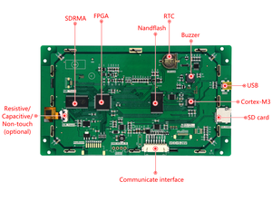 DACAI-módulo LCD para pantalla Industrial PLC, pantalla de serie de 5 pulgadas, TFT, UART - Product Image 2