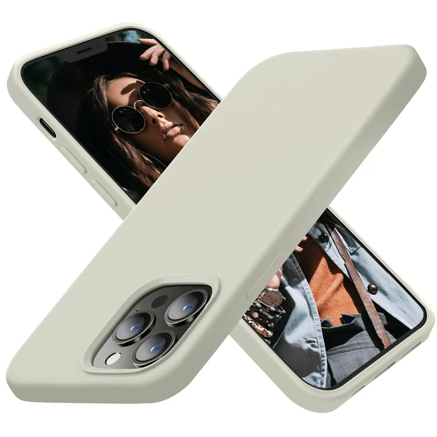Cordking casing silikon Ultra tipis, sarung HP pelindung anti syok, Ultra tipis, untuk IPhone 13 Pro
