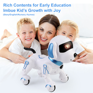 New ABS Plastic AI Smart Remote Control Robot Dogs Toys Intelligent <strong>Programming</strong> Walking Dancing Light Educational Music RC Dog - Product Image 5