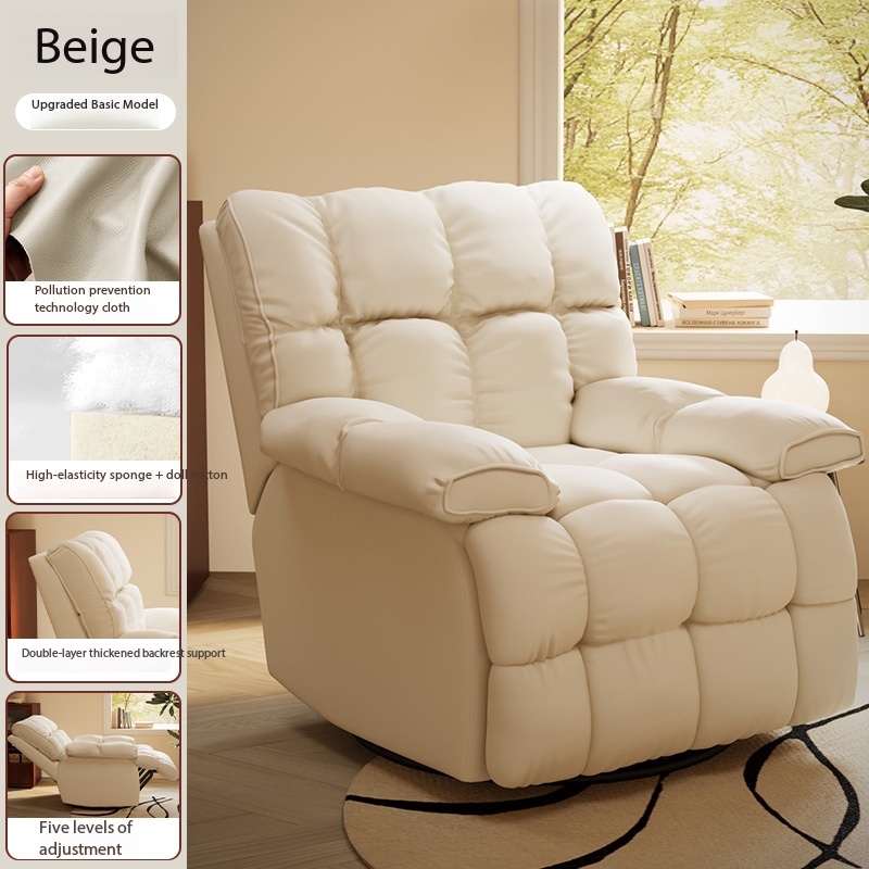 Tela tecnológica impermeable ajustable de 5 niveles (estilo fijo) Blanco crema