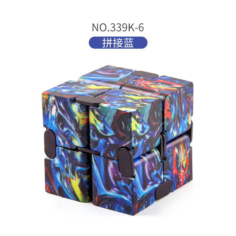 Cubo de Rubik infinito, empalme azul - 31g