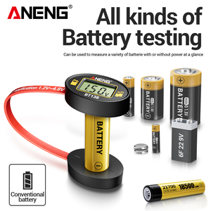 ANENG BT138 dijital pil Test cihazları lityum pil kapasitesi Test cihazı ekran damalı analiz ekran AAA AA düğme hücre testi - Product Image 2