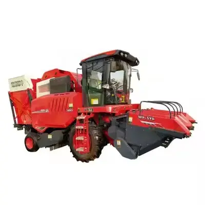 ماكينة زراعية مستخدمة إلى حد ما، آلة حصاد مشتركة نيو هولاند CR9060 للأرز والقمح، آلة حصاد مشتركة رخيصة من فرنسا