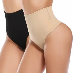 Sıcak yüksek bel popo kaldırıcı şekillendirme bel eğitmen dikişsiz iç çamaşırı tanga kadın pantolon külot Shapewear - Product Image 4