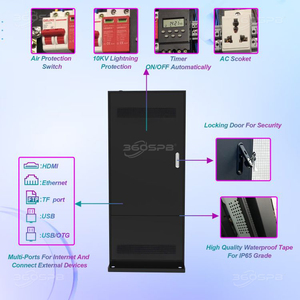 360SPB OFS43A наружные цифровые вывески Hign яркость ЖК-дисплей IP65 Номинальный водонепроницаемый цифровой дисплей - Product Image 3