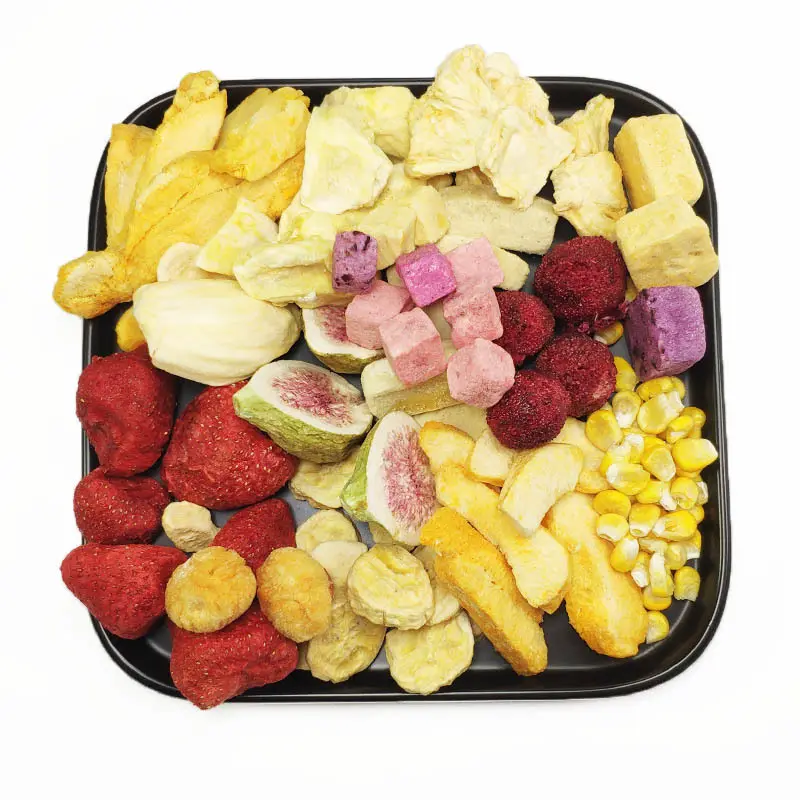 Venta caliente barato al por mayor liofilizado frutas mixtas nutritivo saludable Snack fruta seca