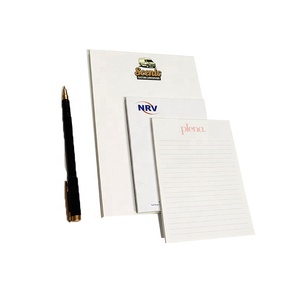 Bloc de notas liso blanco de tamaño personalizado Bloc de notas con logotipo Impresión de tareas promocionales sin terminar Lista de tareas Bloc de notas - Product Image 2