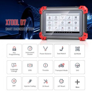 Die neueste Einführung des XTOOL D7 Automotive System-Wide-Diagnose-Tool-Code-Reader-Schlüssel programmierers OBD2-Scanner