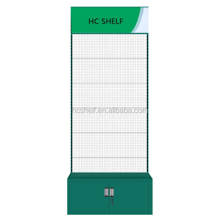 Đảm Bảo Chất Lượng Tầng Thường Vụ Cửa Hàng Bán Lẻ Kim Loại Pegboard Cửa Hàng Phần Cứng Wrought Sắt Hiển Thị Racks Đối Với Công Cụ