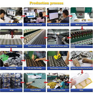 Thêu chữ thập tùy chỉnh, Bản vá thêu máy tính, phụ kiện quần áo, Bản vá để vá lỗ trên quần áo. - Product Image 6