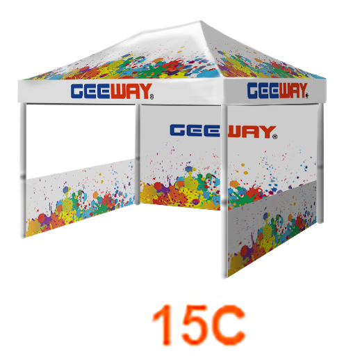 15C (marco + techo + pared trasera + 2 medias paredes)