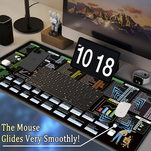 La más nueva gran oferta Excel Shortcut Desk Mat Keyboard Mouse Pad XL,XXL Extended LargeRubber antideslizante Rubber Custom Desktop Mouse Pad