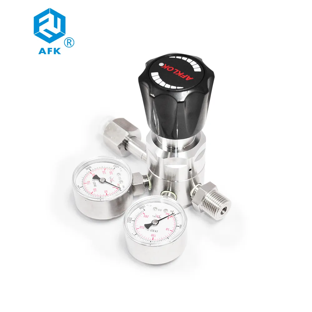 Regulador de Co2 con dos medidores/válvula de regulador de presión de Gas Co2 con medidores de flujo