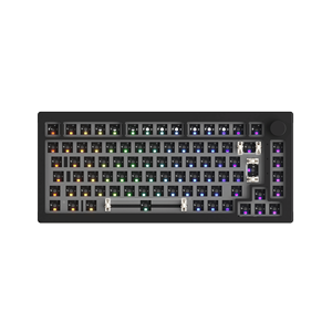 AKKO 5075B VIA ISO DIY Kit inalámbrico Tri-modo RGB retroiluminado con teclado LED lateral Barebone - Product Image 1