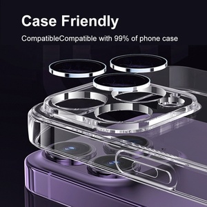 1 ikinci komple kurulum durumda dostu 3D radyal 16/16Pro kamera Lens Film koruyucu ekran iPhone 13 Pro cep telefonu - Product Image 3