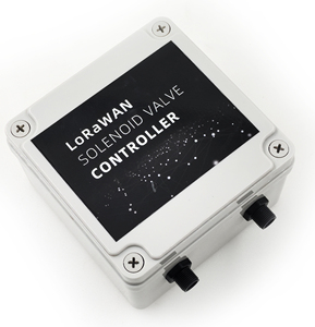 HKT LoRaWAN Controlador de flujo de agua inteligente Controlador de válvula solenoide inalámbrico para redes de comunicación de agricultura inteligente - Product Image 1