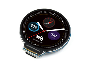 RP2040-LCD-1.28 Round Display LCD Screen Based on <strong>Raspberry</strong> <strong>Pi</strong> RP2040 Accelerometer And Gyroscope <strong>Sensor</strong> 264KB USB Type-C - Product Image 4