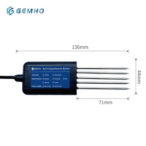 Customized <strong>RS485</strong> <strong>Modbus</strong> Output Smart Agriculture 7 in 1 Soil 5 Pin <strong>Sensor</strong> Soil Moisture <strong>Temperature</strong> PH Conductivity <strong>Sensor</strong> - Product Image 2