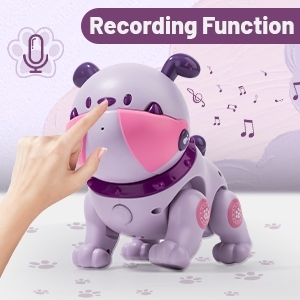 Fabrikverkauf Hobby Musik Spielzeug Hundprogrammierung imitiert Tiere Mini-Haustier tanzender Hund Roboter - Product Image 5