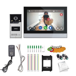 High Quality 10 Inch Ips Screen <strong>Video</strong> <strong>Intercom</strong> Door <strong>System</strong> 4-wire Connection <strong>Ip</strong> Waterproof Compatible With Network