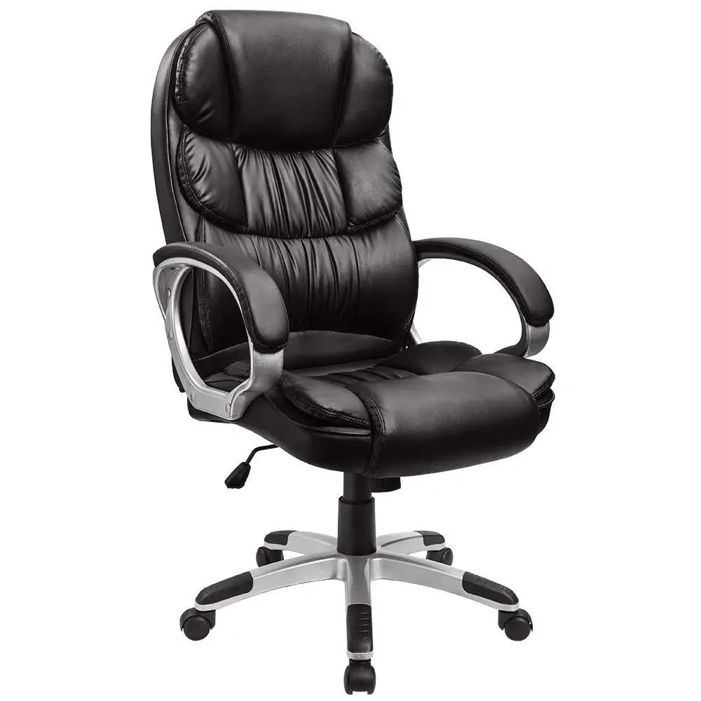 Sillas De Oficina moderna sedia da scrivania girevole con schienale alto sedia da ufficio in pelle Executive da ufficio