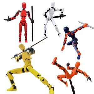 New Diy Creative Decompression Multi-Joint 3d Action Figure Puzzle Assemble Lucky Joint Articulated Robot Model Children'S <strong>Toys</strong> - Product Image 3