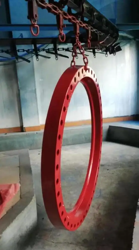 Duttile del ferro Back up anello per tubi HDPE