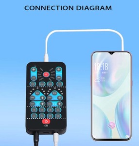 Portable Mobile Computer Sound Card Mini Voice Changer K Song Recording Wireless Voice Changer - Product Image 5