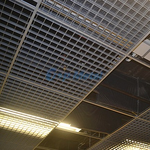 Azulejo de techo de rejilla de aluminio para edificio de oficinas decorativo Techo de celda abierta de aluminio Centro comercial Rejilla de aluminio Sistema de techo de celda abierta - Product Image 4