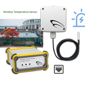 High Sensitive Fast Read Temperature Monitoring Devices Wall Mount Central Over Internet or LAN Remote Temperature Monitor - Product Image 1