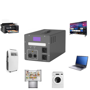 锂电池组USB Type-C DC交流便携式电源组，带2000W额定电源，室外/家庭应急电源 - Product Image 4