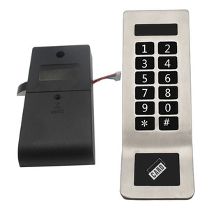 高セキュリティRFIDロッカーロックサウナ/プール用RFIDカード入力またはキーパスワードロック - Product Image 1