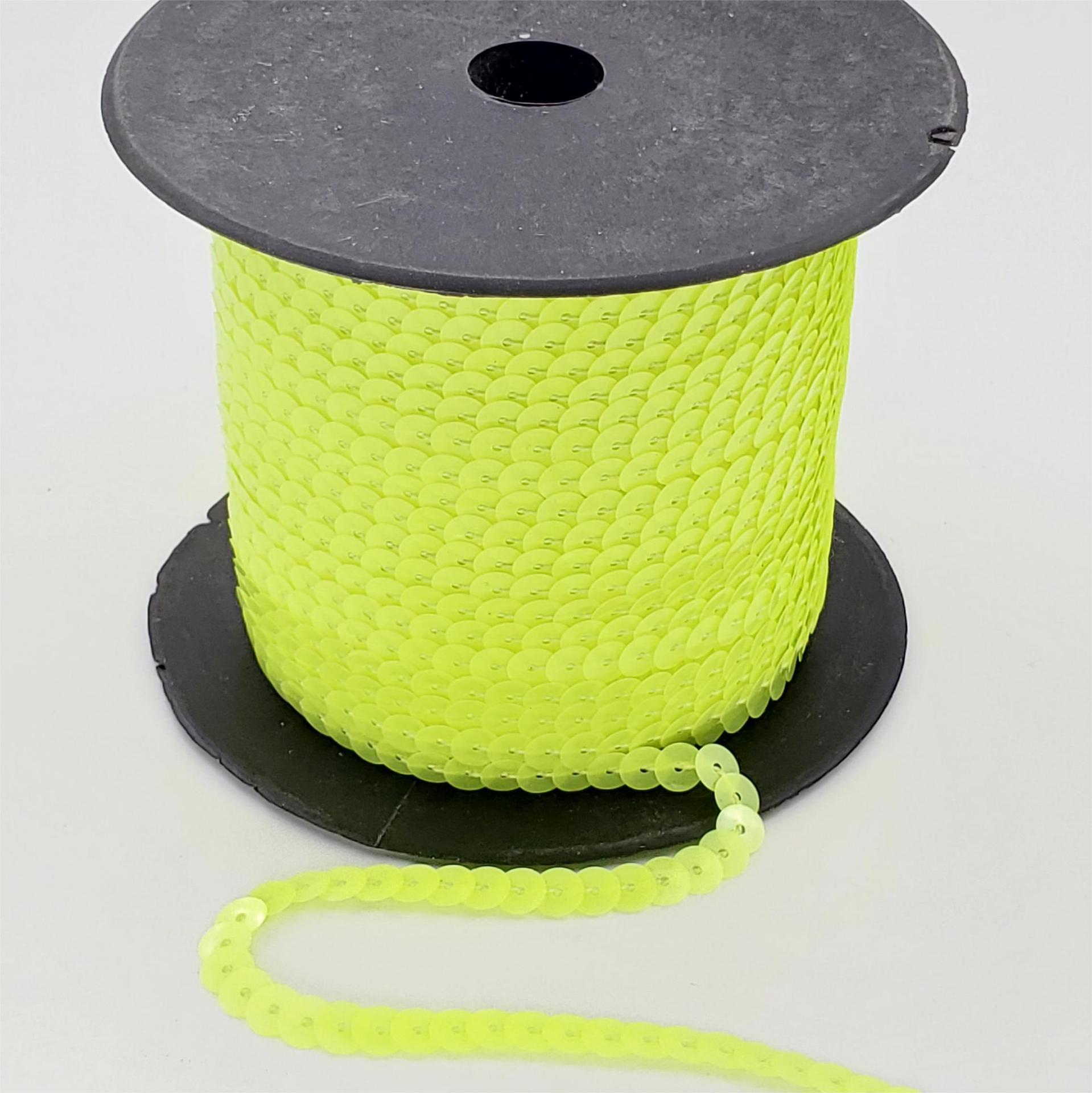 Amarillo fluorescente plano conectado de 6 mm, 7004-90 m/rollo