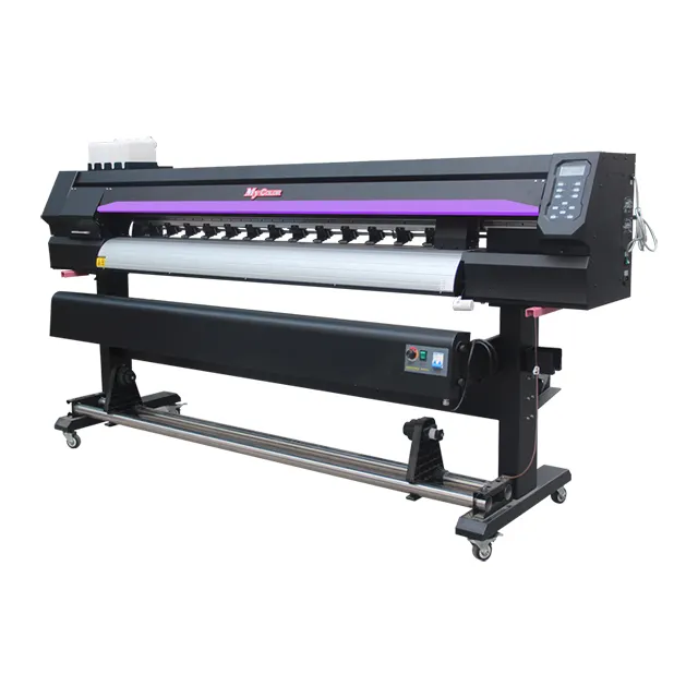 Stampante a getto d'inchiostro per stampante eco-solvente mycolor 1.3 1.6 1.8m per stampa su vinile adesivo con un plotter xp600
