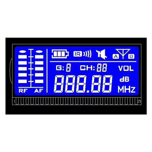 Display LCD personalizzato 3.3V 4 5 6 cifre HTN TN 22 perni in metallo 7 segmenti Display da Shenzhen per Display di segmento - Product Image 1