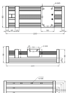 Guías lineales, Riel de guía lineal preciso, Riel de guía lineal de 600mm, riel lineal CNC de alta resistencia
