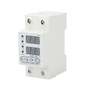 63A 2P Adjustable Over and Under <strong>Voltage</strong> Current Protector Device AC Current Protector Automatic - Product Image 3