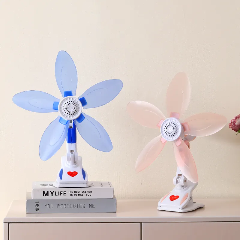 Năm cánh gió mạnh im lặng tùy chỉnh hộ gia đình người hâm mộ bảng Mini Clip fan hâm mộ Quạt điện