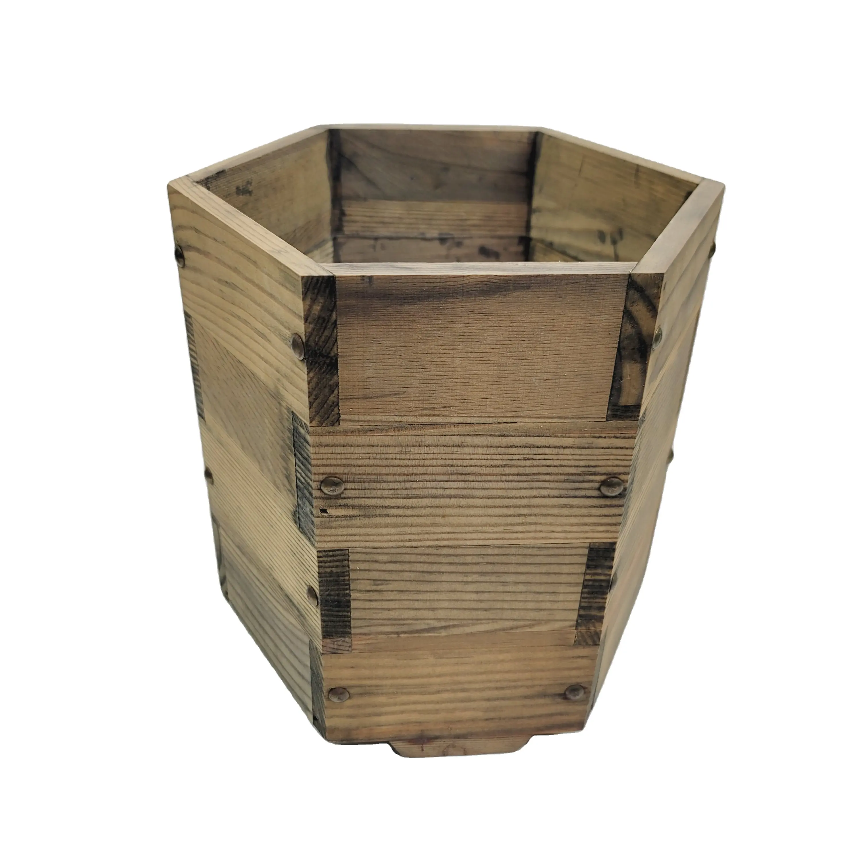 Vaso di fiori in legno rivestito grande fioriera con supporto rialzato per arredamento interno asilo nido giardino uso domestico