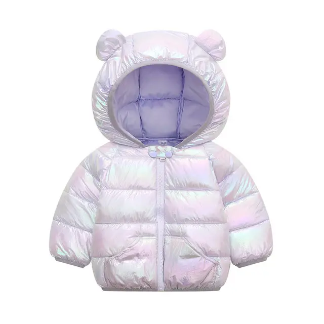 LZH-chaquetas de plumón con capucha para niñas, abrigo cálido, Parkas para bebés, ropa de otoño e invierno