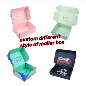 小型企业定制标志白色装运箱小型瓦楞纸箱包装礼品盒 - Product Image 4