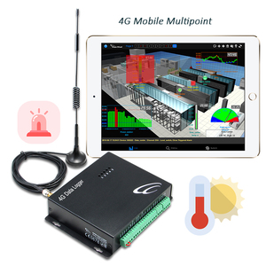 世界中の4Gモバイルネットワークをサポートするモジュール内蔵の温度および湿度データロガー - Product Image 1